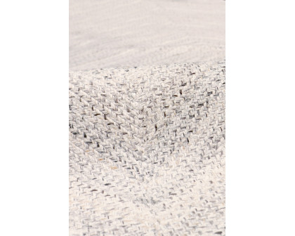 Pasargad Lagos Collection Handmade Poly Fabric Area Rug - Ivory, 144" x 180" (py-02 12x15)