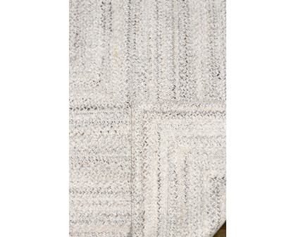 Pasargad Lagos Collection Handmade Poly Fabric Area Rug - Gray/Multi, 120" x 168" (py-04 10x14)