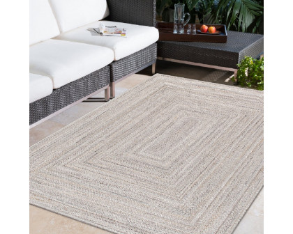 Pasargad Lagos Collection Handmade Poly Fabric Area Rug - Gray/Multi, 120" x 168" (py-04 10x14)