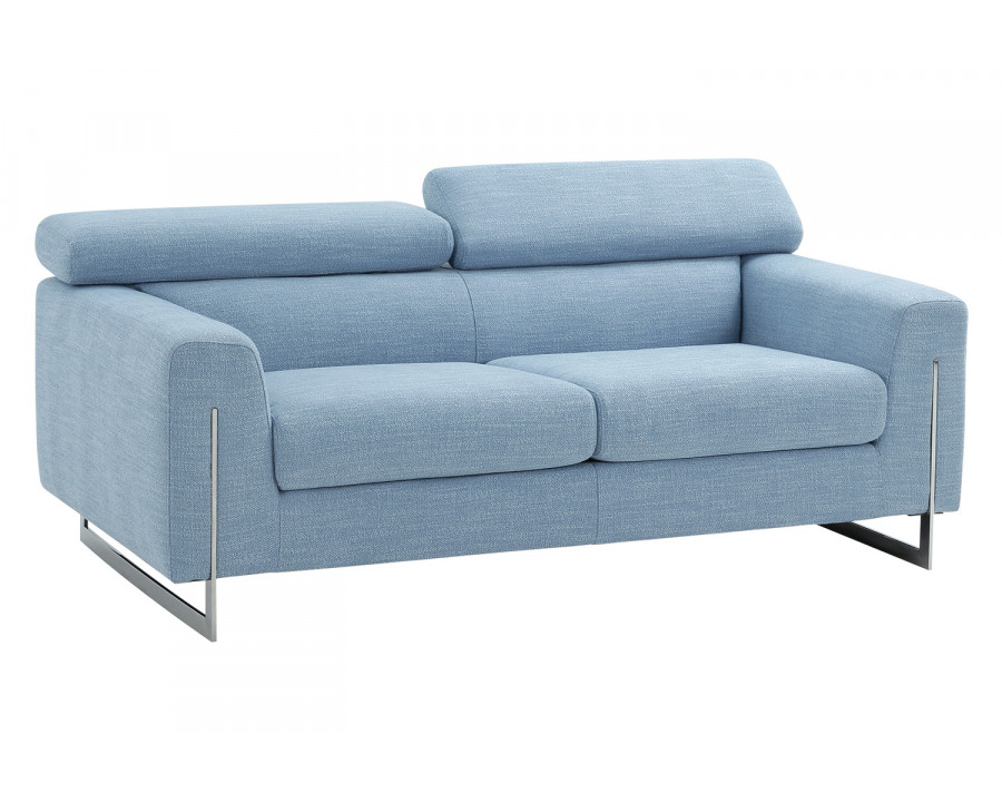 Pasargad - Serena Modern Blue Loveseat