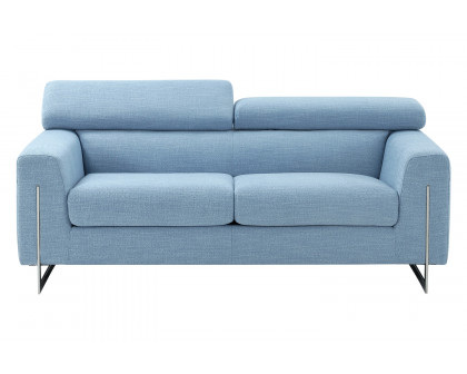 Pasargad - Serena Modern Blue Loveseat