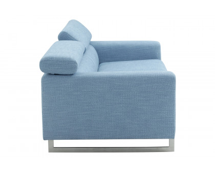 Pasargad - Serena Modern Blue Loveseat