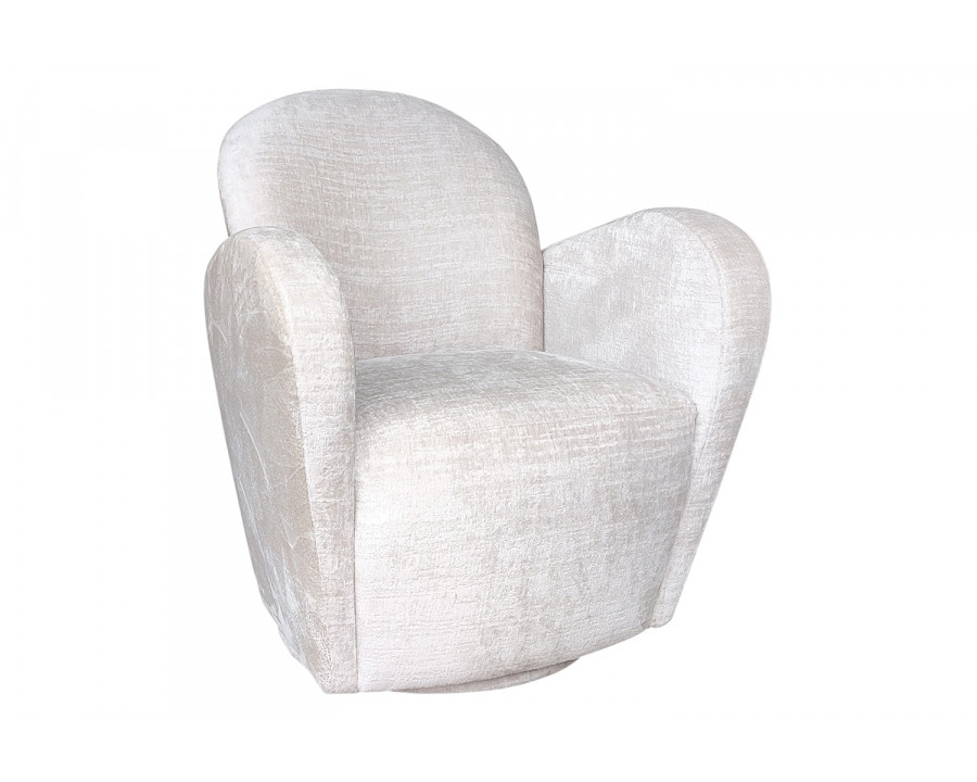 Pasargad - Maxim Collection Modern Swivel Armchair