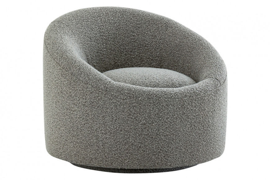 Pasargad™ Sienna Collection Modern Swivel Chair - Gray