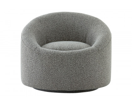 Pasargad™ Sienna Collection Modern Swivel Chair - Gray