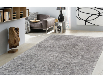 Pasargad Transitional Collection Hand-Loomed Polyester and Cotton Area Rug 60'' x 96'' (RENO-05 5X8)