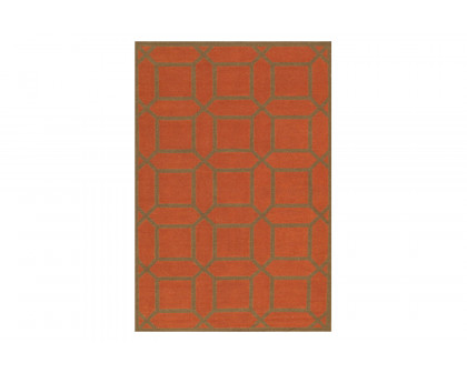 Pasargad - Kilim Collection Hand-Woven Lamb's Wool Area Rug SA-10405