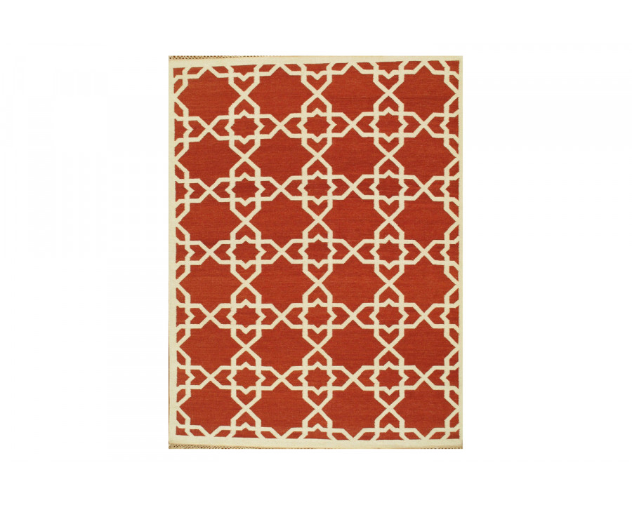 Pasargad Kilim Collection Hand-Woven Lamb's Wool Area Rug (SA-6138 10X14) - 120'' x 168''