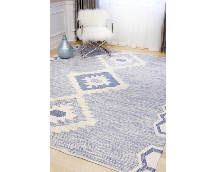 Pasargad Santa Fe Collection Cotton and Wool Area Rug (SF-03 8X10) - 96'' x 120''