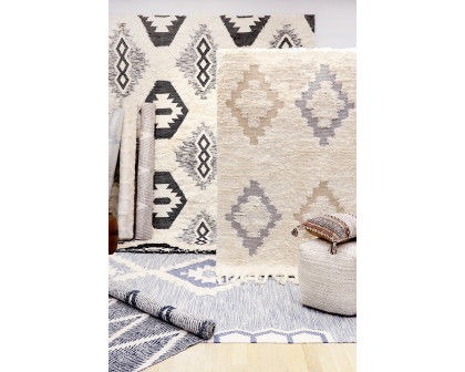 Pasargad™ Santa Fe Collection Cotton and Wool Area Rug (SF-03 9X12) - 108'' x 144''