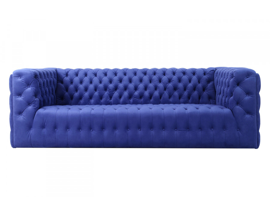 Pasargad - Vicenza Collection Velvet Tufted Sofa