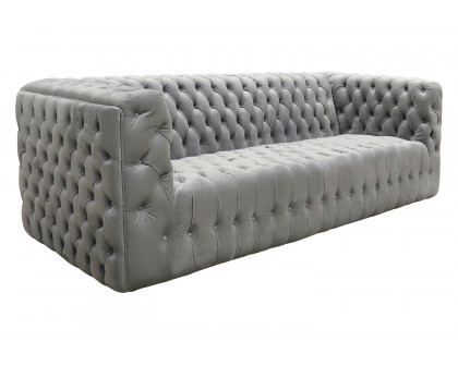 Pasargad - Vicenza Collection Velvet Tufted Sofa