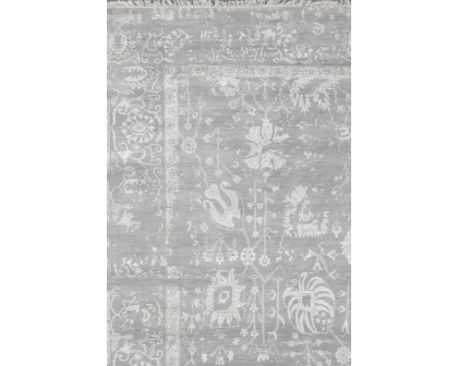 Pasargad™ Transitional Collection Hand-Knotted Silk and Wool Area Rug 96'' x 122'' (VASE-2 8X10)