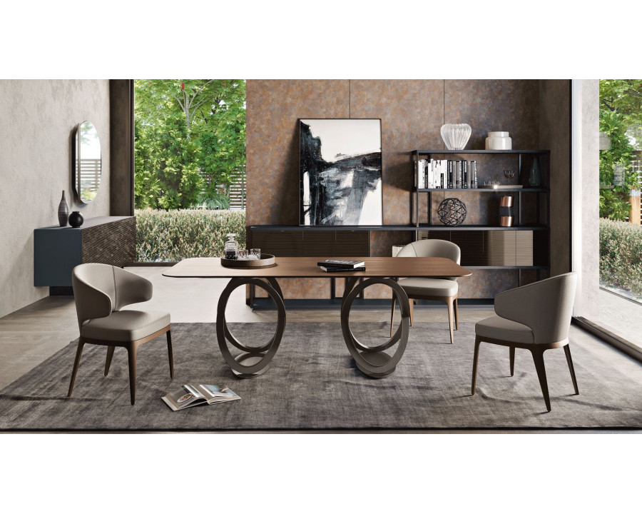 Piermaria - Sfera Dining Table with Celine Chairs Set