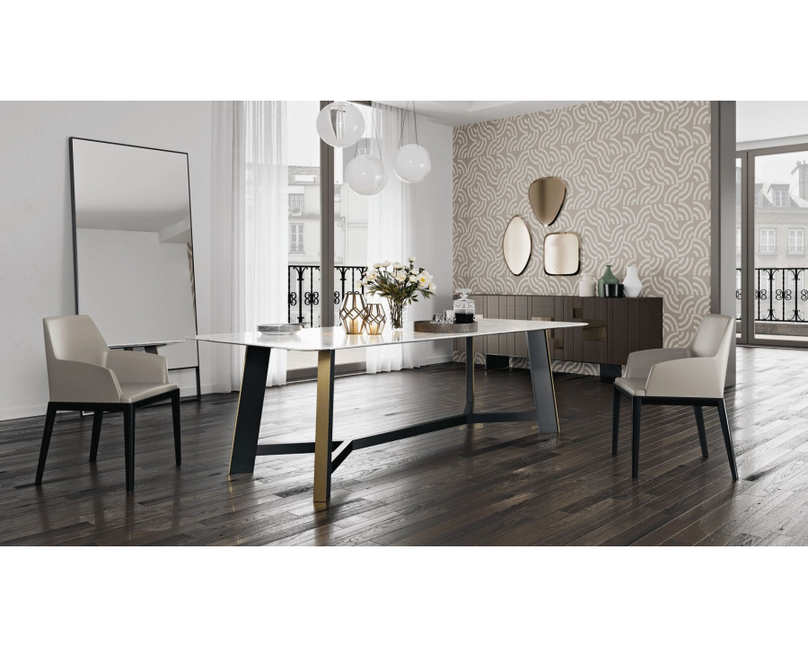 Piermaria - Levico Dining Table with Ada Chairs Set