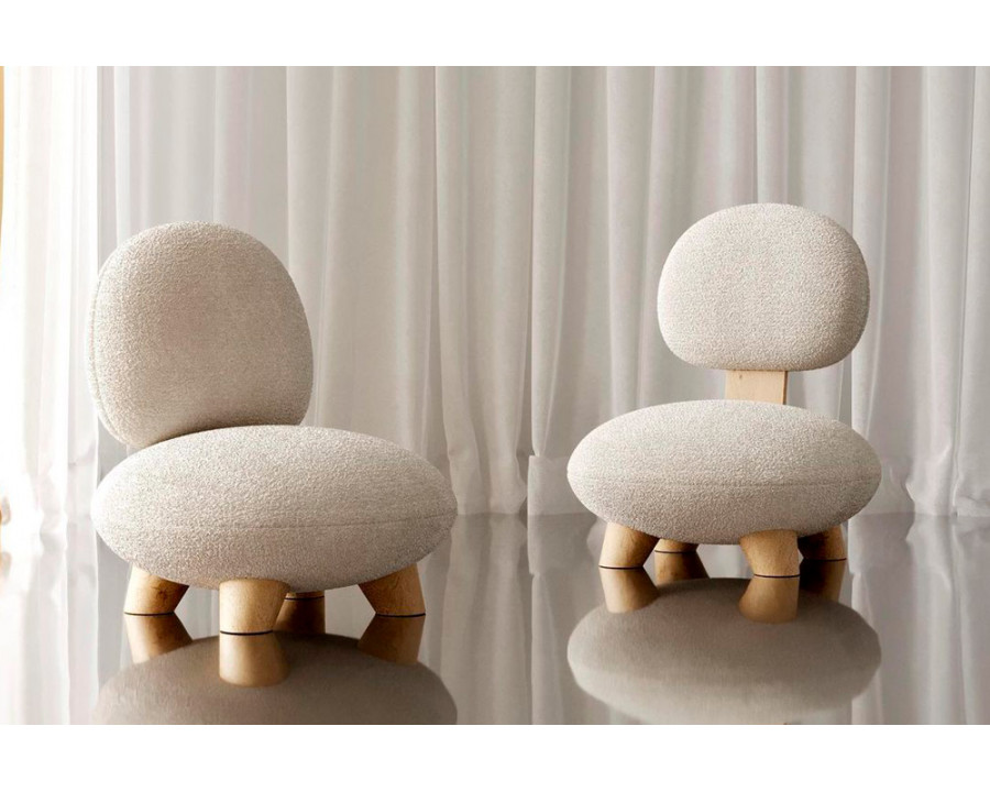 Plyus - Yin & Yang Chair in Fabric/Wood