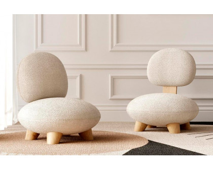 Plyus - Yin & Yang Chair in Fabric/Wood