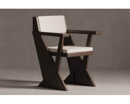 Plyus - Pierre Chair in Fabric/Wood