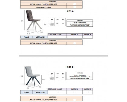 Pure Designs - Sibac Chairs