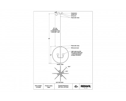 Renwil™ - Basil Pendant Lighting