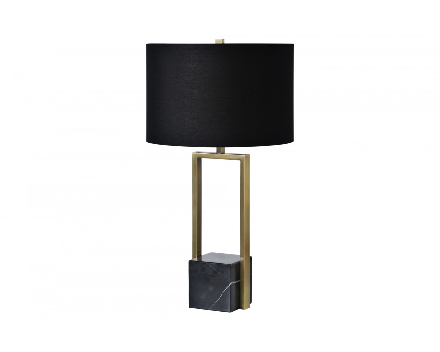 Renwil Arla Table Lamp - Black Marble