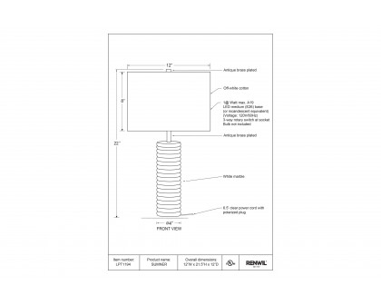 Renwil™ - Sumner Table Lamp