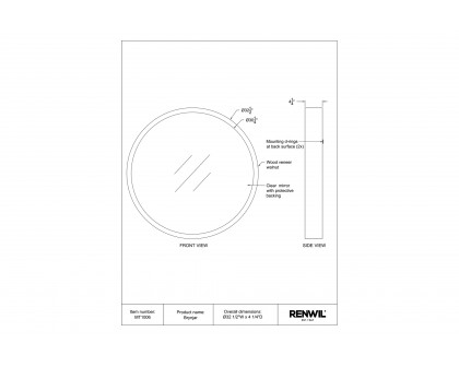 Renwil Brynjar Wall Mirror