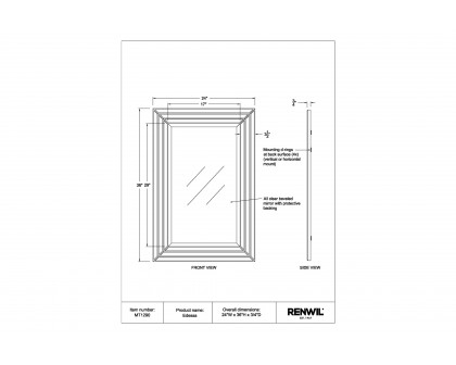 Renwil™ - Edessa Wall Mirror