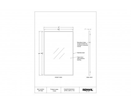 Renwil™ - Crake Wall Mirror