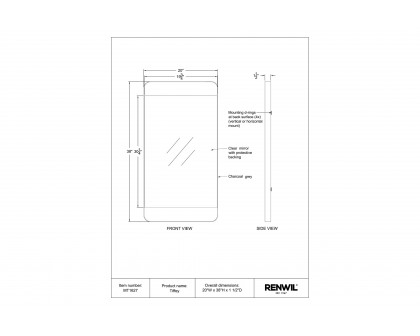 Renwil™ - Tiffey Wall Mirror