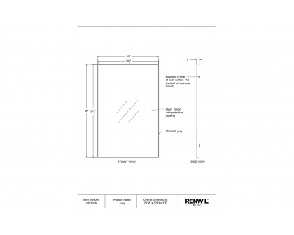 Renwil™ - Vale Wall Mirror