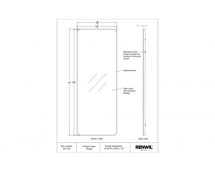 Renwil™ - Phiale Wall Mirror