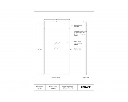 Renwil™ - Osmond Wall Mirror