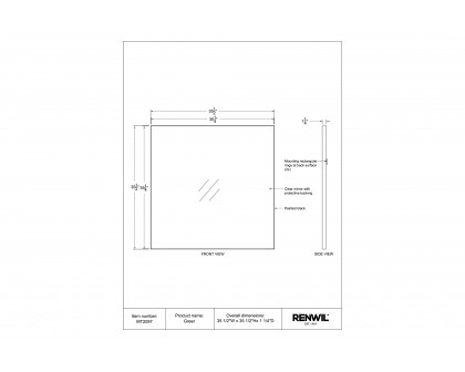 Renwil™ - Greer Wall Mirror