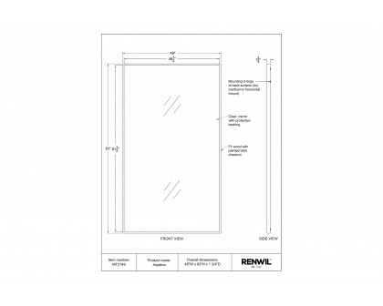 Renwil™ - Anjalina Wall Mirror