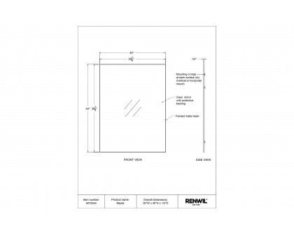 Renwil™ - Raizel Wall Mirror