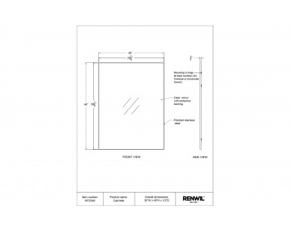 Renwil™ - Carmelle Wall Mirror