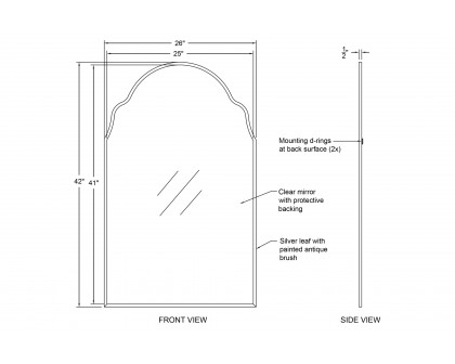 Renwil™ - Natasha Wall Mirror