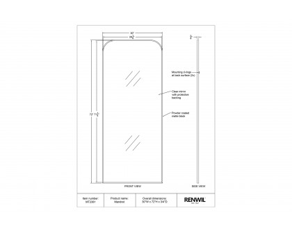 Renwil Mandret Wall Mirror