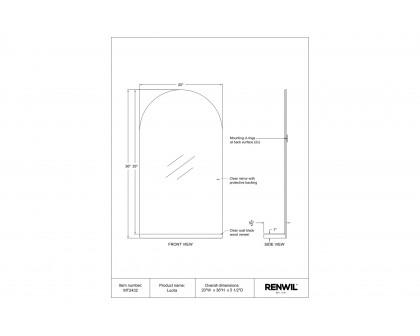 Renwil™ - Lucila Wall Mirror