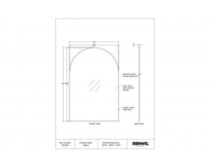 Renwil - Waren Wall Mirror