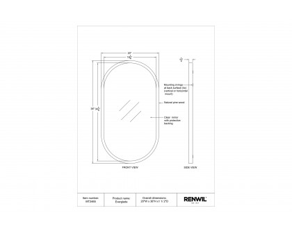 Renwil™ - Everglade Wall Mirror