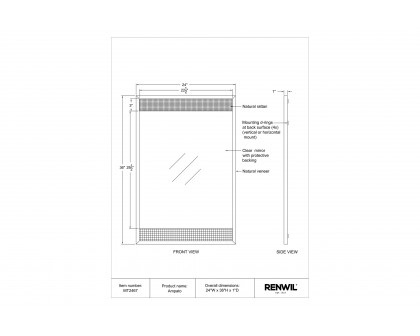 Renwil Ampato Wall Mirror