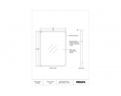 Renwil - Heidi Wall Mirror