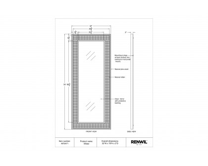 Renwil™ - Wilder Wall Mirror