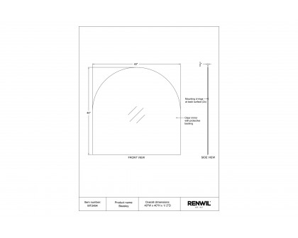 Renwil™ - Beasley Wall Mirror