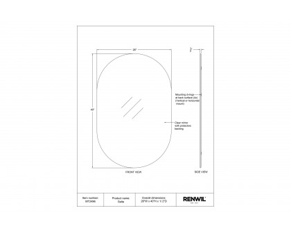 Renwil™ - Salta Wall Mirror