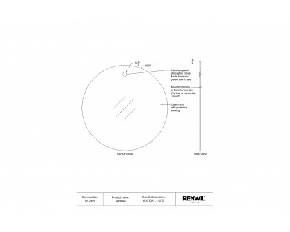 Renwil™ - Zachary Wall Mirror