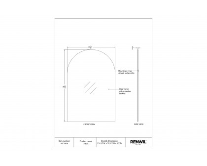 Renwil™ - Faiza Wall Mirror