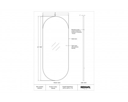 Renwil™ - Ammar Wall Mirror